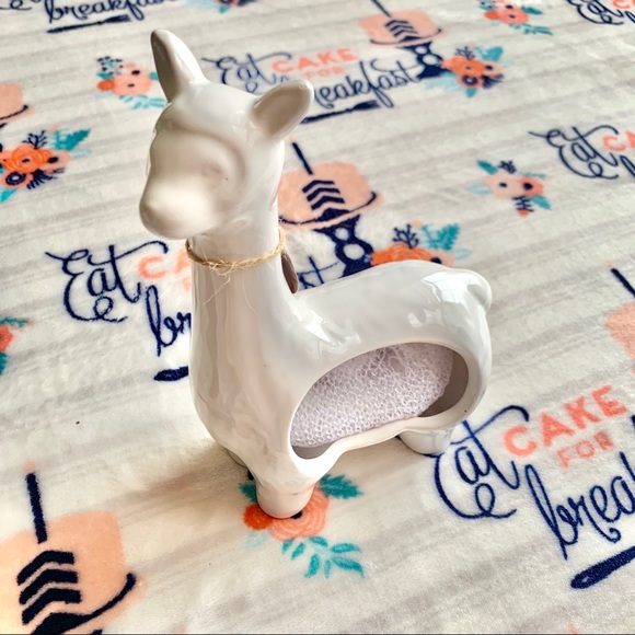 1 LEFT! 🦙 Llama Ceramic White Sponge Holder 🦙 - Picture 3 of 10